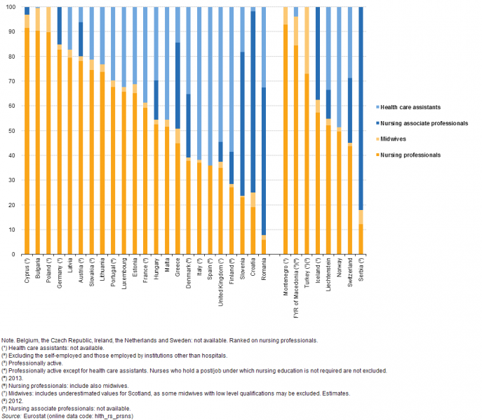 File:Distribution of nursing and caring professionals, 2014 (%) YB16.png