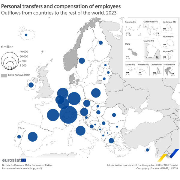 File:Personal transfers and compensation of employees Outlows 2023 map.png
