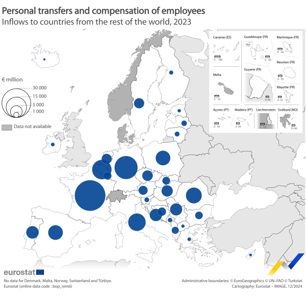 File:Personal transfers and compensation of employees Inflows 2023 map.png