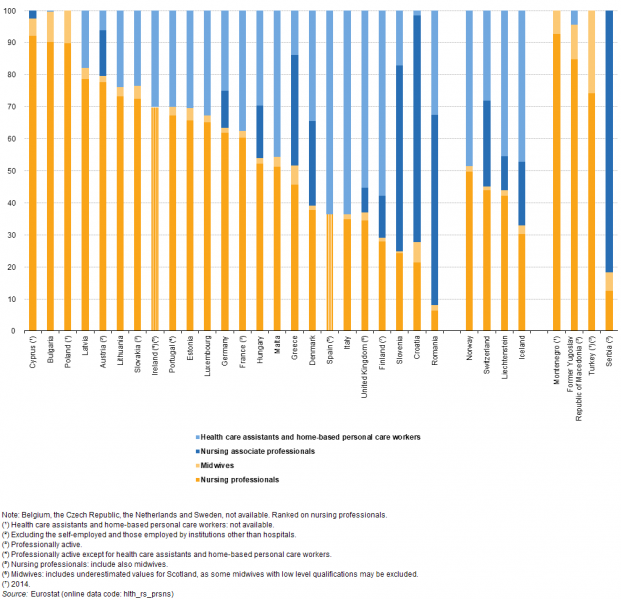 File:Distribution of nursing and caring professionals, 2015 (%) YB18.png